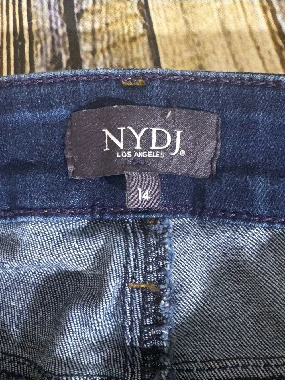 NYDJ Jeans Women’s 14 Blue Barbara Bootcut